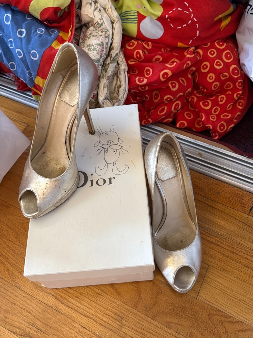 DIOR vintage heel pumps - size 37 - very used